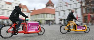 Taugt nach Ansicht der Autorin nicht als Wahlkampfhit: das Lastenrad.