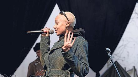 Gute Show: Layla trotzt im Frannz Biergarten dem Regen.