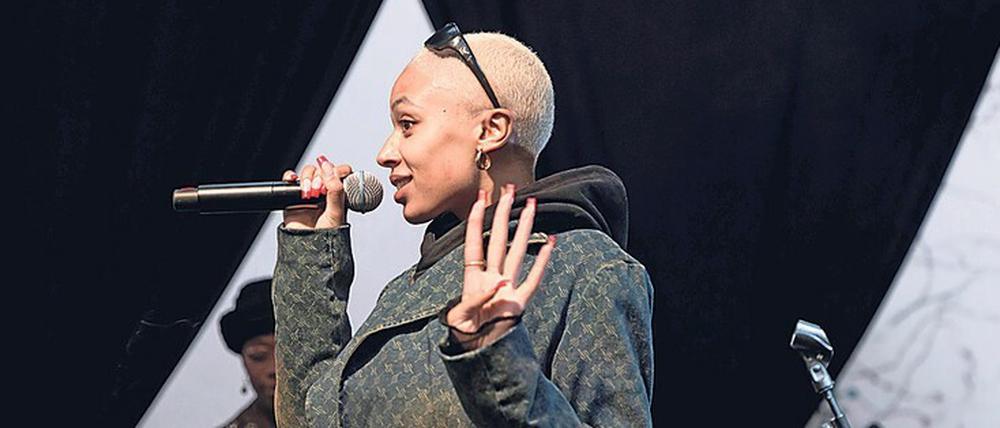 Gute Show: Layla trotzt im Frannz Biergarten dem Regen.