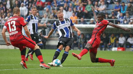 Bielefeld und Frankfurt trennten sich 1:1. Für die Bielefelder ist es das dritte Unentschieden in Folge.