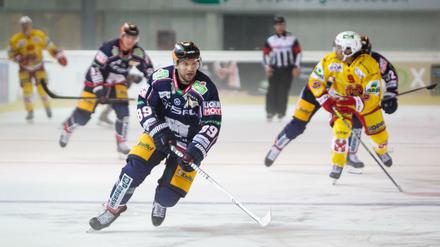 Am Freitag wird es ernster. Zach Boychuk während des Dolomitencups. 