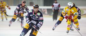 Am Freitag wird es ernster. Zach Boychuk während des Dolomitencups. 