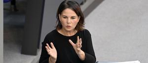 Grünen-Parteichefin ging die Bundesregierung scharf an.