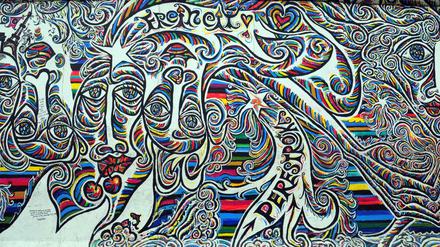 Plädoyer für die Freiheit. Schamil Gimajevs Vorstellung von "Perestroika" - 2013 aufgenommen an der Berliner East Side Gallery.