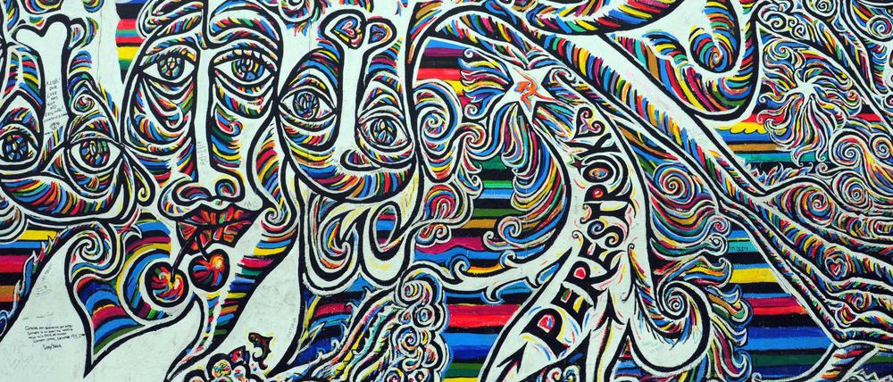 Plädoyer für die Freiheit. Schamil Gimajevs Vorstellung von "Perestroika" - 2013 aufgenommen an der Berliner East Side Gallery.