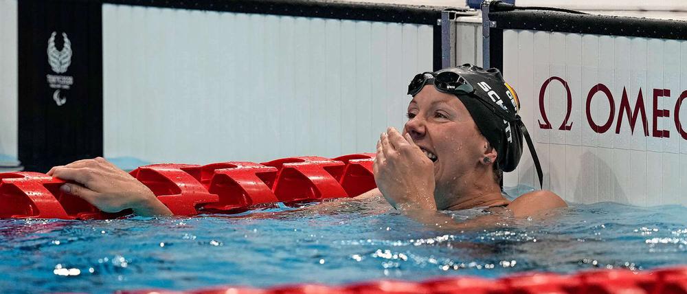 Verena Schott war nach ihrem Erfolg sichtlich gerührt.