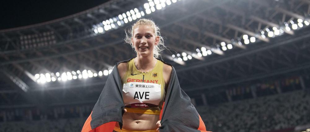 Lindy Ave holte Bronze über 100 Meter. Die Mecklenburgerin tritt an in der Klasse T38 für Athleten mit leichter Spastik