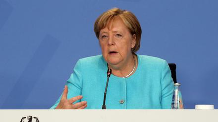 Die Bundeskanzlerin Angela Merkel (CDU).