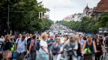 Eine Querdenken-Demo in Berlin.