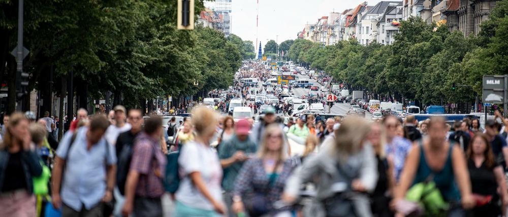 Eine Querdenken-Demo in Berlin.