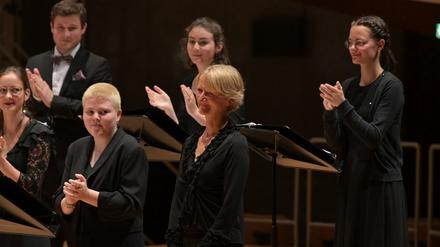Der Bundesjugendchor feiert seine Leiterin Anne Kohler