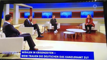 Bei „Anne Will“ gab es das kleine Triell mit Cem Özdemir (Die Grünen), Paul Ziemiak (CDU) und Kevin Kühnert (SPD).