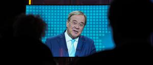 Armin Laschet beim ersten TV-Triell des Bundestags-Wahlkampfes.