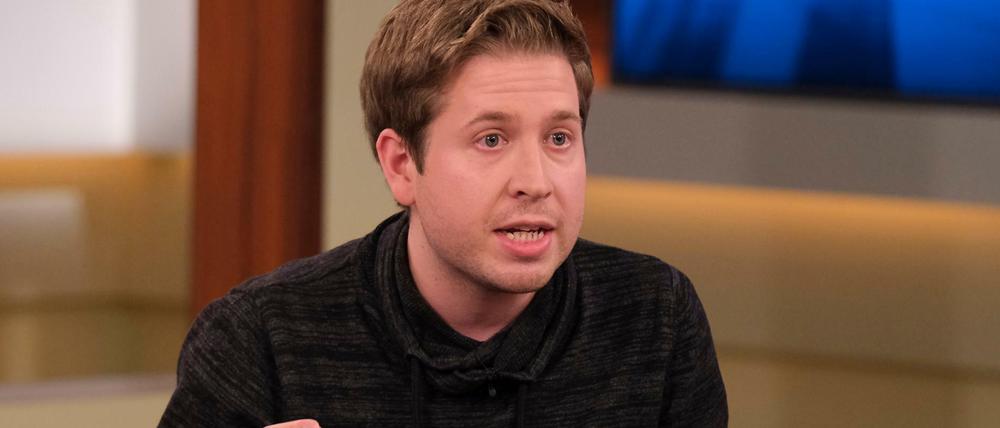 Kevin Kühnert, Bundesvorsitzender der Jusos, spricht in der Fernsehsendung "Anne Will". (Archivbild)