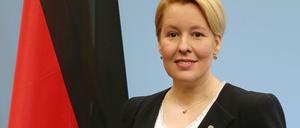 Franziska Giffey (SPD) bei ihrer Einführung als Bundesfamilienministerin im Jahr 2018.