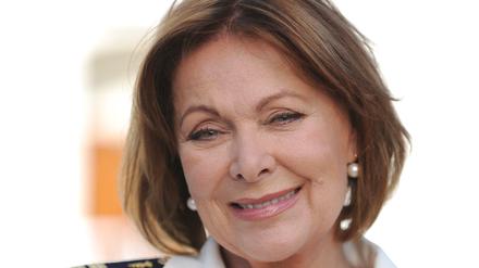 Rolle ihres Lebens: Heide Keller als Chefhostess Beatrice auf dem ZDF-"Trumschaiff".