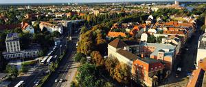 Blick vom Rathausturm in Spandau. Der ist Baujahr 1913 - so alt wie...