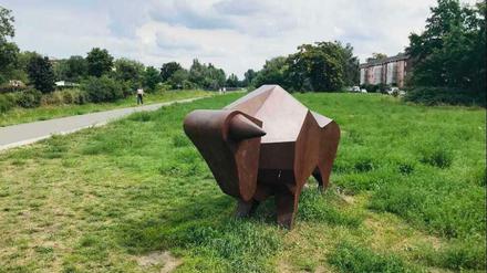 Was für ein tolles Kunstwerk! Steht an der Egelpfuhlstraße.