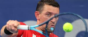 Zum Glück geht es ihm besser. Der Belgische Tennisspieler Joachim Gerard erlitt einen Zusammenbruch. 