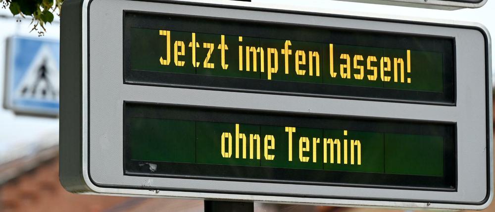 Auch an ungewöhnlichen Orten wird geimpft.