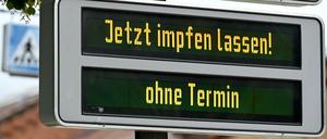 Auch an ungewöhnlichen Orten wird geimpft.