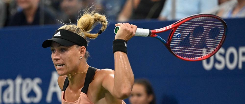 Stark gespielt, aber gescheitert. Angelique Kerber.
