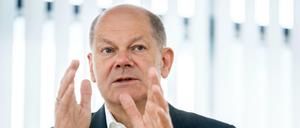 SPD-Kanzlerkandidat Scholz erntet für seine „Versuchskaninchen“-Äußerung Kritik.