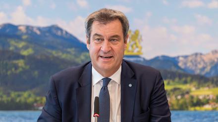 Mit oder ohne Musik: Markus Söder (CSU), Ministerpräsident von Bayern.