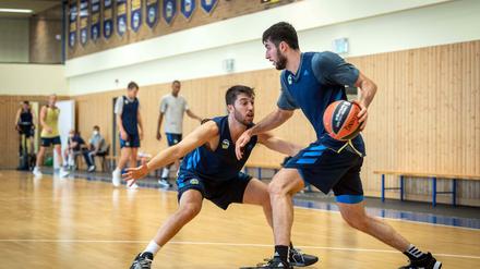 Tamir Blatt (links) und Yovel Zoosman spielen schon seit Jahren in der israelischen Nationalmannschaft zusammen. 