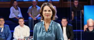 Annalena Baerbock in der ARD-Wahlarena.