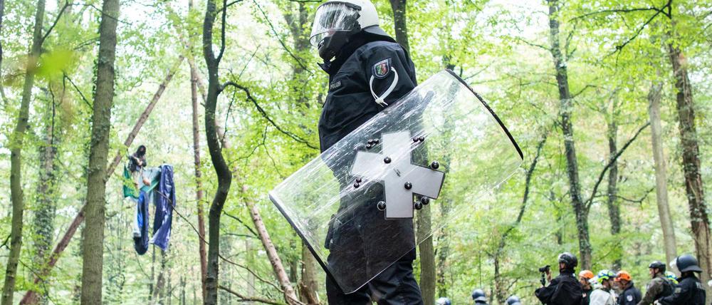 Die Räumung der Baumhäuser im Hambacher Forst im Herbst 2018 durch die Stadt Kerpen ist einem Gerichtsurteil zufolge rechtswidrig gewesen.