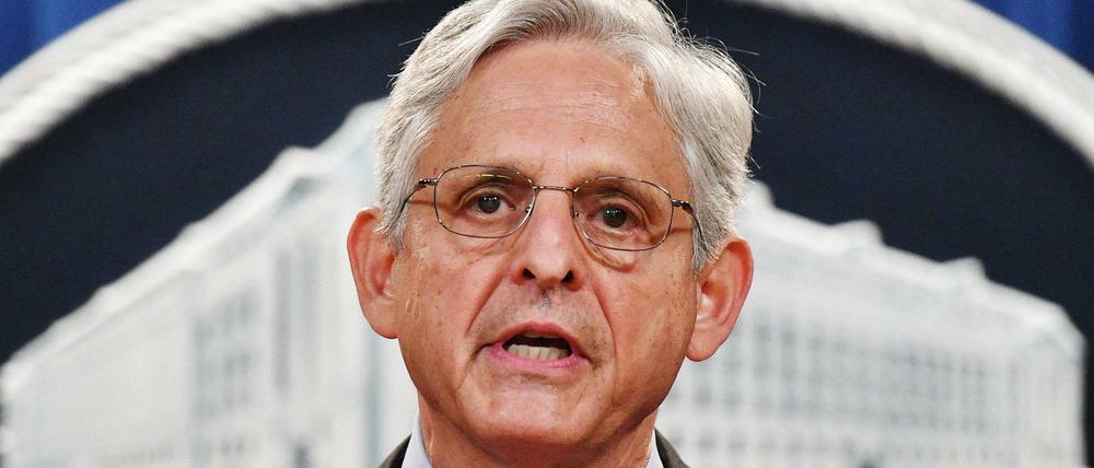Der US-Justizminister Merrick Garland.