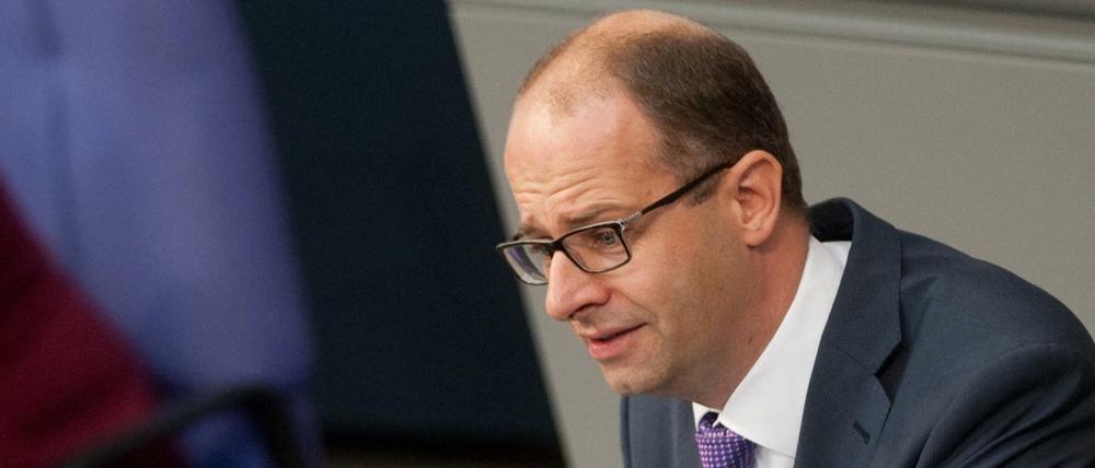 Der CDU-Politiker Michael Brand bei einer Rede im Bundestag.