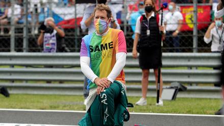 Sebastian Vettel machte sich in Ungarn für LGBT-Rechte stark.