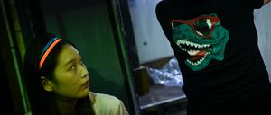 Wann schnappt der Drache zu? Backstage-Szene von der China Fashion Week in Peking am 7. September.