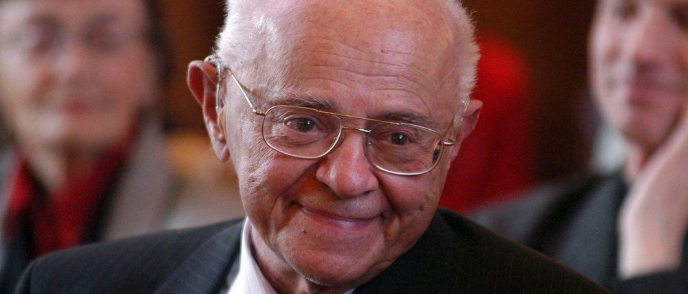 Stanislaw Lem im Jahr 2006, damals im Alter von 84 Jahren. Er starb 2007.