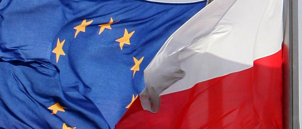 Die EU droht Polen im Streut um die Justizreform mit hohen Zwangsgeldern.