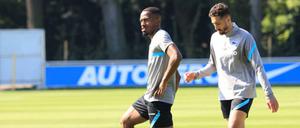 Zwei von vier. Myziane Maolida und Ishak Belfodil (von links) sind kurz vor Transferschluss noch zu Hertha BSC gewechselt.