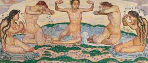 Hodlers Panoramabild „Der Tag“ (1899/1900). 