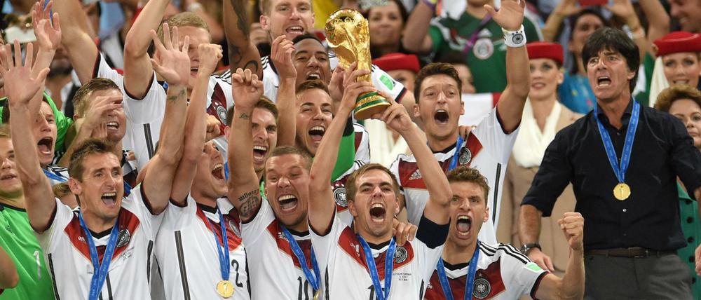 Weltmeister 2014: Die DFB-Elf mit Jogi Löw.