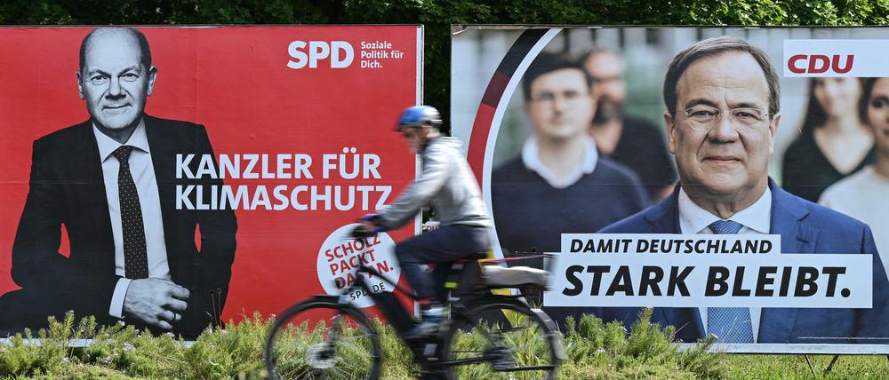 Der oder der - oder doch die ganz andere? Zwei Wochen vor der Bundestagswahl ist es richtig spannend.