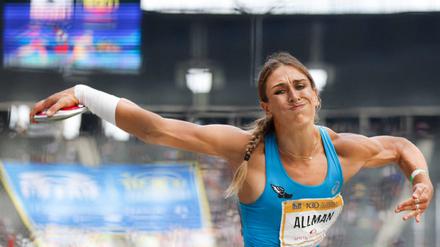 Valarie Allman schaffte einen Meeting-Rekord.