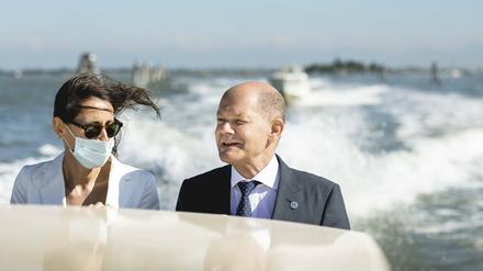 Mit diesem Bild von G20 Gipfel in Venedig wird die Einigung auf die globale Mindeststeuer gerne verknüpft.: