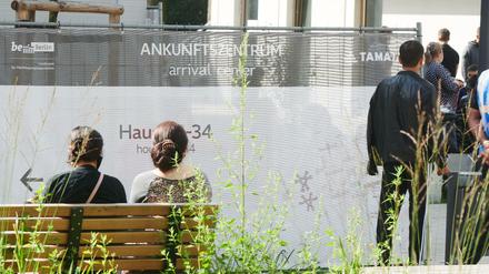 Ankunftszentrum des Landes Berlin in Wittenau..