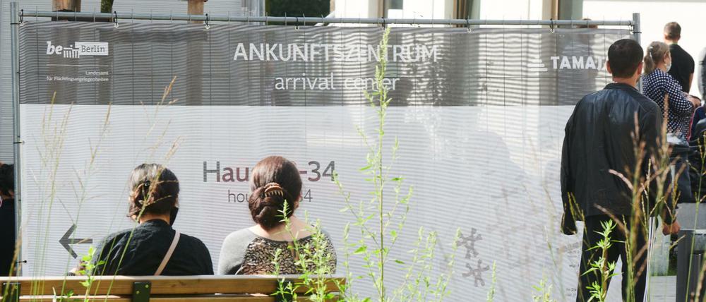 Ankunftszentrum des Landes Berlin in Wittenau..