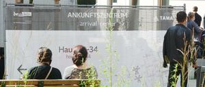 Ankunftszentrum des Landes Berlin in Wittenau..