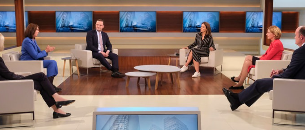Wer war vorn beim Triell? Anne Will und ihre Gäste diskutieren.