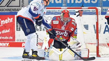 Zurück in der Erstklassigkeit. In Bremerhaven will es Torhüter Maximilian Franzreb zur Nummer eins im Tor schaffen. 