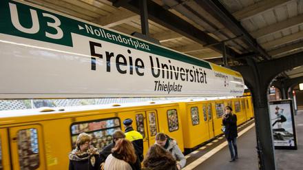 U-Bahnhof «Freie Universität - Thielplatz».