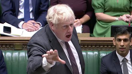 Der britische Premierminister Boris Johnson